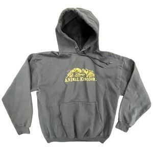 Lady’s Y2K Disney Animal Kingdom Blue Hoodie sweatshirt size Large